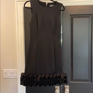 Little black dress with fun ruffle at the bottom